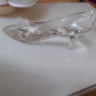 ディズニー(Disney)のクリスタル ガラスの靴(置物)