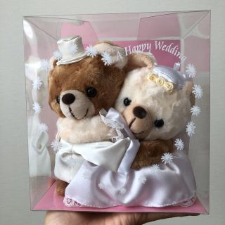 ウェディングベア 結婚祝い ウェルカムベア(ぬいぐるみ)