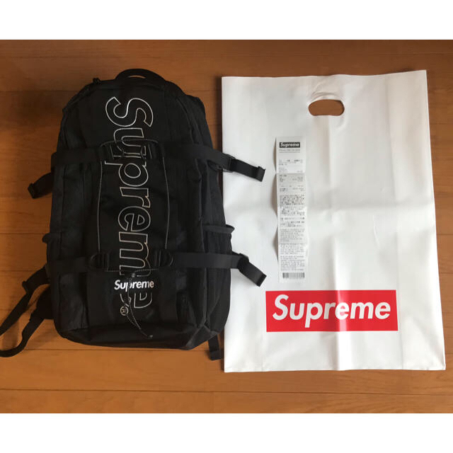 ????xmas特価????美品✨supreme 2018 AW バックパック 領収書付