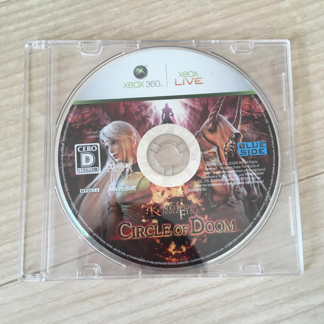 Xbox360(エックスボックス360)のX360 KINGDOM UNDER FIRE:CIRCLE OF DOOM エンタメ/ホビーのゲームソフト/ゲーム機本体(家庭用ゲームソフト)の商品写真