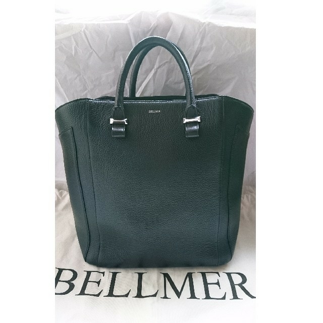 BELLMER 黒トートバッグ外ポケット