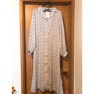 ダブルクローゼット(w closet)の大幅値下げ！w closet 花柄ワンピース(ロングワンピース/マキシワンピース)