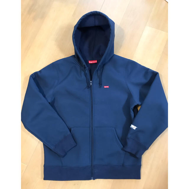 SUPREME ゴアウインドストッパー small box ジップパーカー M