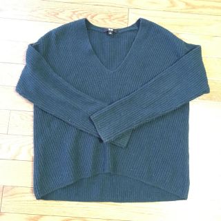 ユニクロ(UNIQLO)のカシミヤ混 Ｖネックニット(ニット/セーター)