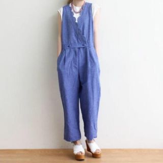 ドットアンドストライプスチャイルドウーマン(Dot&Stripes CHILDWOMAN)のチノサロペットパンツ(サロペット/オーバーオール)