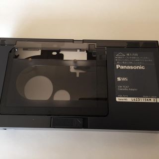 パナソニック(Panasonic)のカセット アダプター VHS(ビデオカメラ)