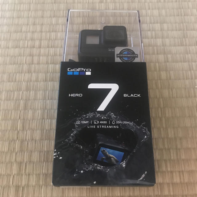 GoPro(ゴープロ)のgo pro hero 7 black CHDHX-701-FW スマホ/家電/カメラのカメラ(ビデオカメラ)の商品写真