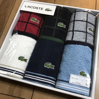 ラコステ(LACOSTE)のラコステ タオルハンカチ6枚セット(ハンカチ/ポケットチーフ)