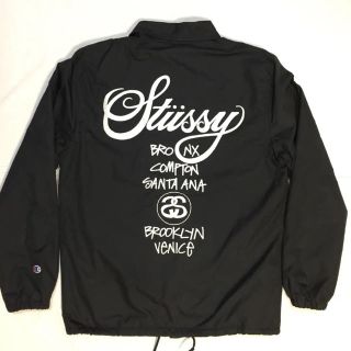 ステューシー(STUSSY)の☆激レア！ステューシー×チャンピオン コラボ ワールドツアー コーチジャケット☆(ナイロンジャケット)