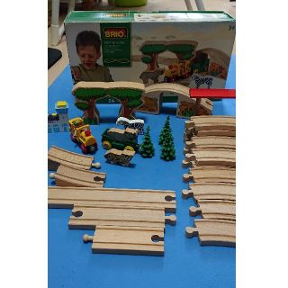 ブリオ(BRIO)のBRIO ブリオ サファリ フィギュア 8セット 中古品(知育玩具)