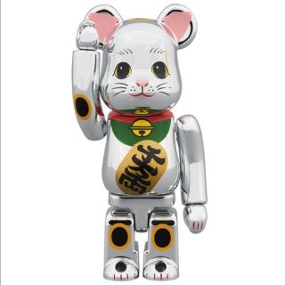 メディコムトイ(MEDICOM TOY)のベアブリック BE@RBRICK 招き猫 銀メッキ 参 100% スカイツリー(キャラクターグッズ)