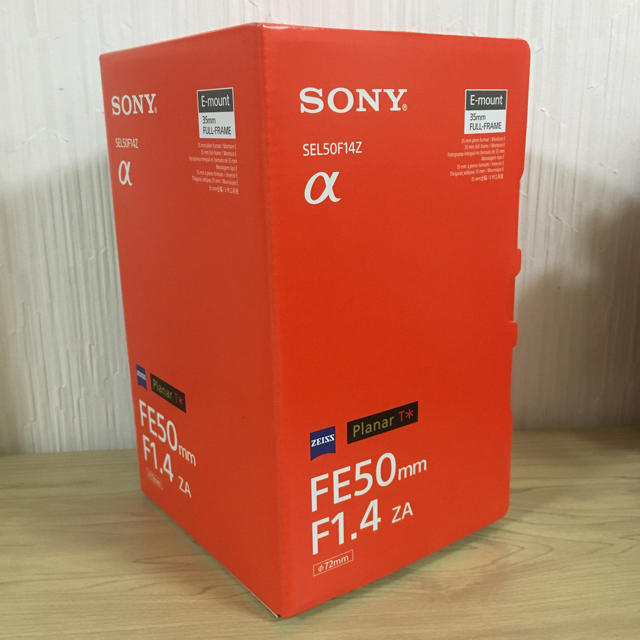 SONY(ソニー)の【新同品】Planar T* FE 50mm F1.4 ZA SEL50F14Z スマホ/家電/カメラのカメラ(レンズ(単焦点))の商品写真