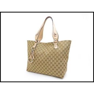 グッチ(Gucci)のGUCCI グッチ GGキャンバス トートバッグ 229852 ベージュ(トートバッグ)