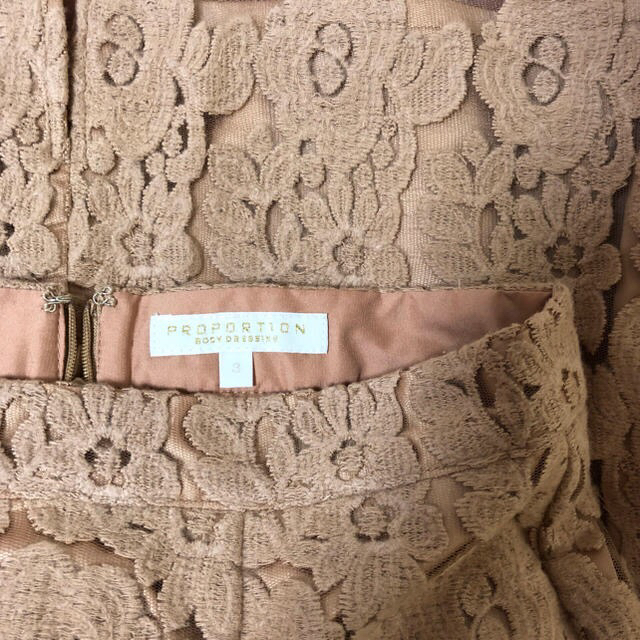 PROPORTION BODY DRESSING(プロポーションボディドレッシング)のレーススカート❁ レディースのスカート(ひざ丈スカート)の商品写真