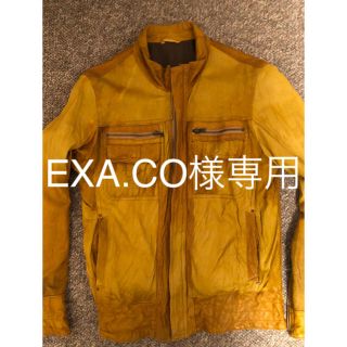 ビーセカンドレクア(B'2nd re'qua)のEXA.CO様専用ページB2nd 購入 アンカットバウンド レザージャケット M(レザージャケット)