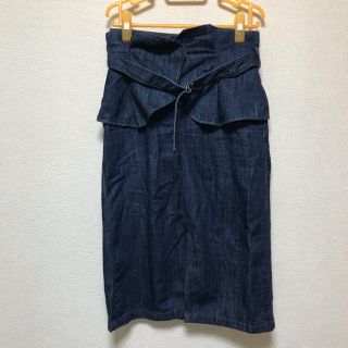 ダブルクローゼット(w closet)のW closet ハイウエストスカート(ひざ丈スカート)