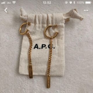 アーペーセー(A.P.C)の最終値下げ！超希少！A.P.C チェーンピアス(ピアス)