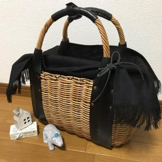 2ウェイエバゴスかごバッグカバー＊は〜な♪様専用(かごバッグ/ストローバッグ)