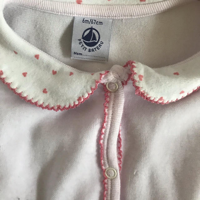 PETIT BATEAU(プチバトー)のプチバトー ロンパース キッズ/ベビー/マタニティのベビー服(~85cm)(ロンパース)の商品写真