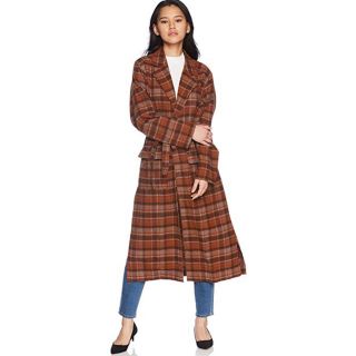 スライ(SLY)のタグ付き NARROW CHECK LONG JK (ロングコート)