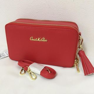 セシルマクビー(CECIL McBEE)のさくら様専用❣️新品 セシルマクビー  お財布ショルダーバッグ レッド 赤(財布)