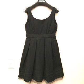 マーキュリーデュオ(MERCURYDUO)の【美品】裾チュールドレス　(ミニドレス)