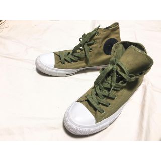 コンバース(CONVERSE)のconverse counter climateシリーズ ハイカット カーキ(スニーカー)