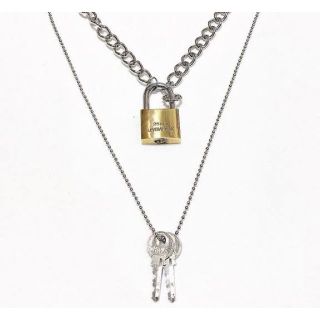 バレンシアガ(Balenciaga)のtrendywoobi  key necklace 南京錠ネックレス (ネックレス)