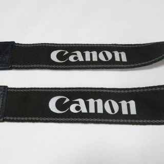 キヤノン(Canon)のCanon ストラップ (黒、中古、送料込)(フィルムカメラ)