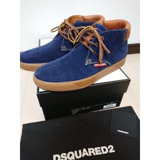 ディースクエアード(DSQUARED2)のDsquared2  スニーカー  デニム ブーツ ディースクエアード レザー(スニーカー)