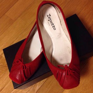 レペット(repetto)の🇫🇷赤色レペット38🇫🇷(ハイヒール/パンプス)