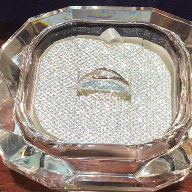 Vendome Aoyama(ヴァンドームアオヤマ)の超美品 ヴァンドーム青山 K10WG ダイヤモンド リング  サイズ1号 1g レディースのアクセサリー(リング(指輪))の商品写真