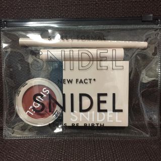 スナイデル(SNIDEL)のSNIDEL 秋色コスメセット&クリアポーチ (コフレ/メイクアップセット)