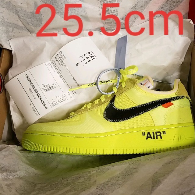 OFF-WHITE(オフホワイト)のOFF-WHITE NIKE AIR FORCE 1 メンズの靴/シューズ(スニーカー)の商品写真