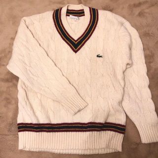 ラコステ(LACOSTE)のラコステ 鍵編みセーター(ニット/セーター)