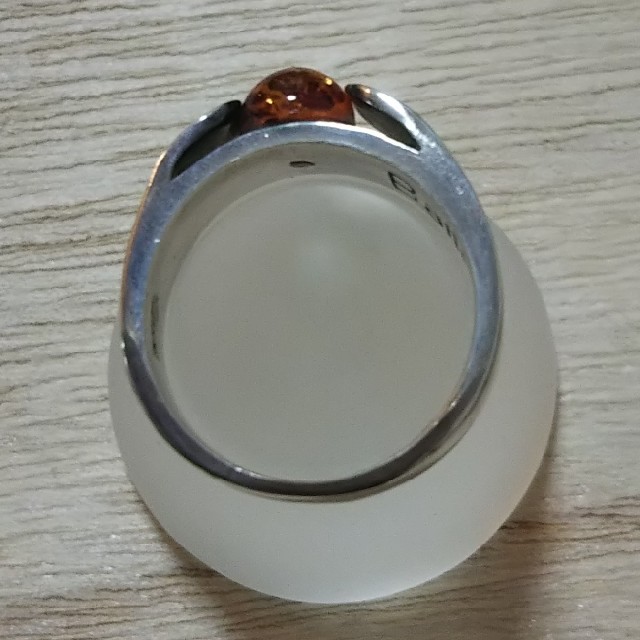 太古のロマン✨琥珀 シルバー925リング［P183］ レディースのアクセサリー(リング(指輪))の商品写真