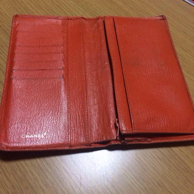 CHANEL(シャネル)の財布 オレンジ レディースのファッション小物(財布)の商品写真