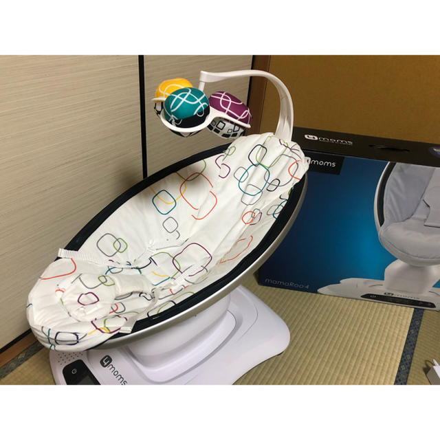 美品 フォーマムズ ママルー 4.0 プラッシュ 4moms mamaRoo