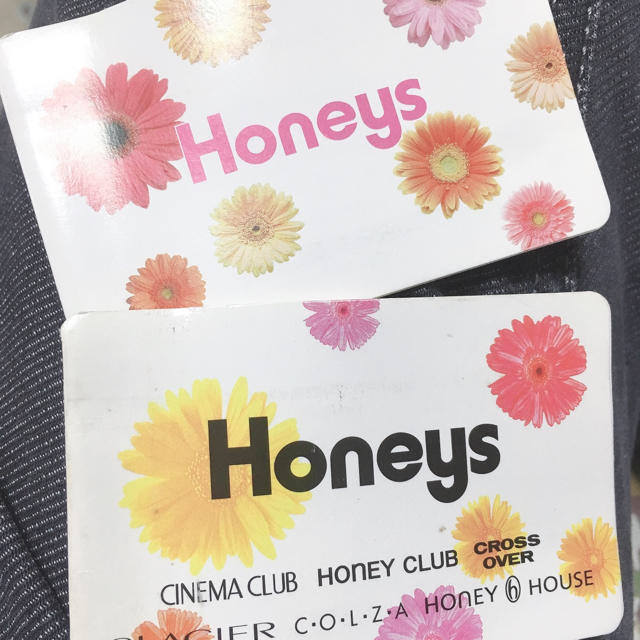 HONEYS(ハニーズ)のHoneys ポイントカード 2枚 エンタメ/ホビーのアニメグッズ(カード)の商品写真