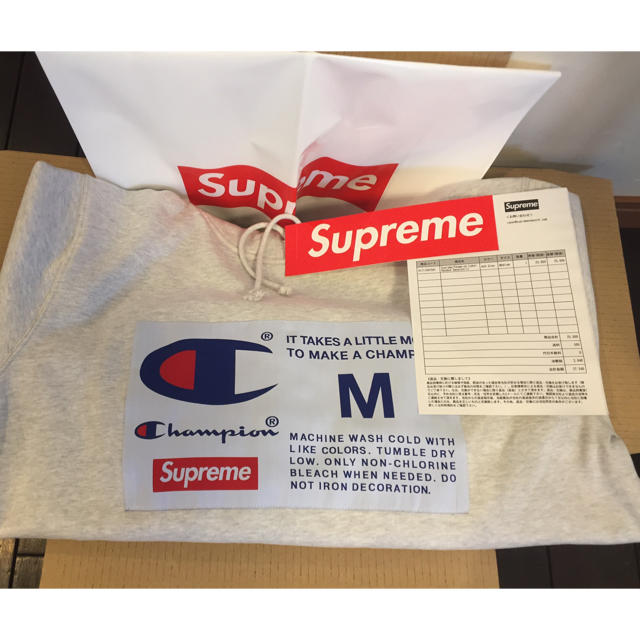 Supreme/Champion Label Hooded Sweatshirtトップス