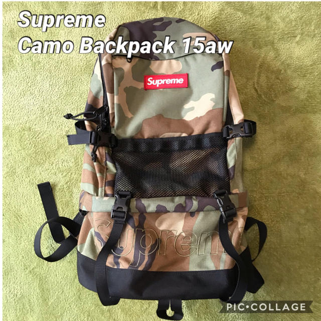 【かんめいさま専用】Supreme Backpack camo 15awメンズ