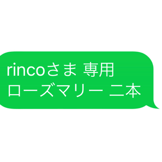 rincoさま 専用 ローズマリー 二本