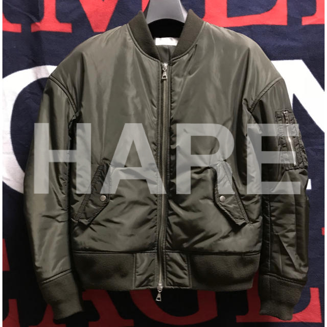 HARE(ハレ)の【HARE】MA-1 ミリタリージャケット Sサイズ レディースのジャケット/アウター(ミリタリージャケット)の商品写真