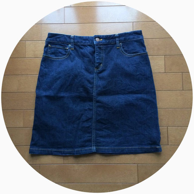 MUJI (無印良品)(ムジルシリョウヒン)の👖無印デニムスカート👖 レディースのスカート(ひざ丈スカート)の商品写真