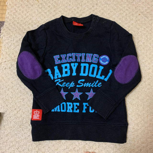 BABYDOLL(ベビードール)のBABY DOLL トレーナー キッズ/ベビー/マタニティのキッズ服男の子用(90cm~)(Tシャツ/カットソー)の商品写真