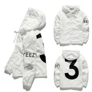 アディダス(adidas)のYEEZUS TOUR   3WINDBREAKER JACKET カニウエスト(ナイロンジャケット)