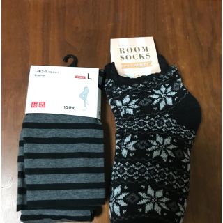 ユニクロ(UNIQLO)のちひ様 専用 レギンス&ルームソックス(ソックス)