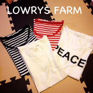 ローリーズファーム(LOWRYS FARM)のローリーズ TシャツSET(Tシャツ(半袖/袖なし))
