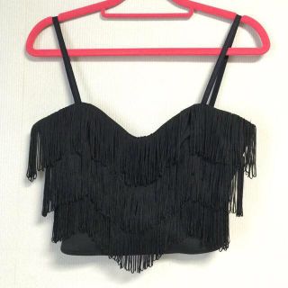 トップショップ(TOPSHOP)のTOPSHOP♡フリンジビスチェ(ベアトップ/チューブトップ)