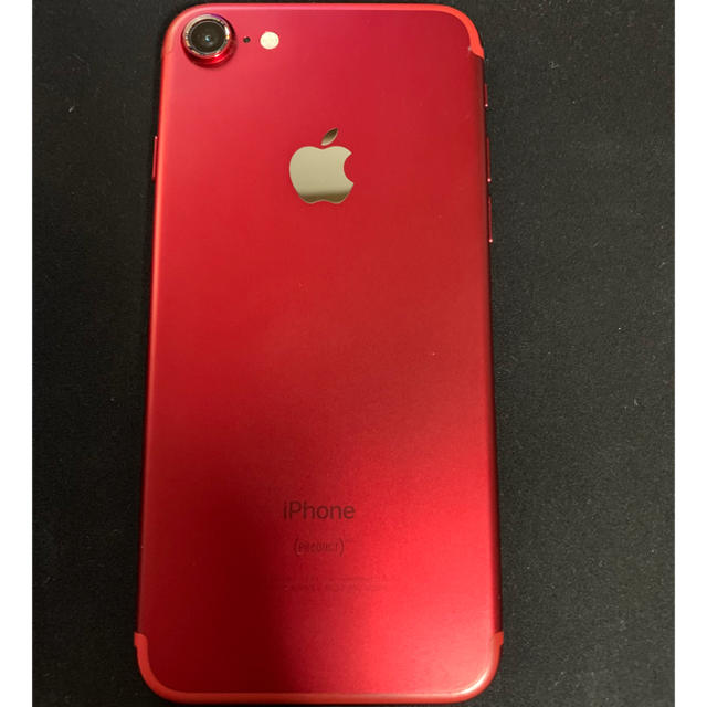 【-5000円】iPhone7 Red 128GB simフリースマホ/家電/カメラ